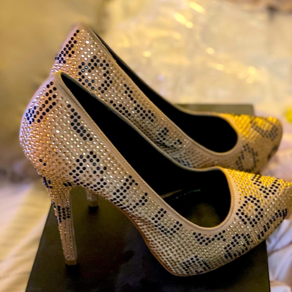 Report Signature Leopard Rhinestone